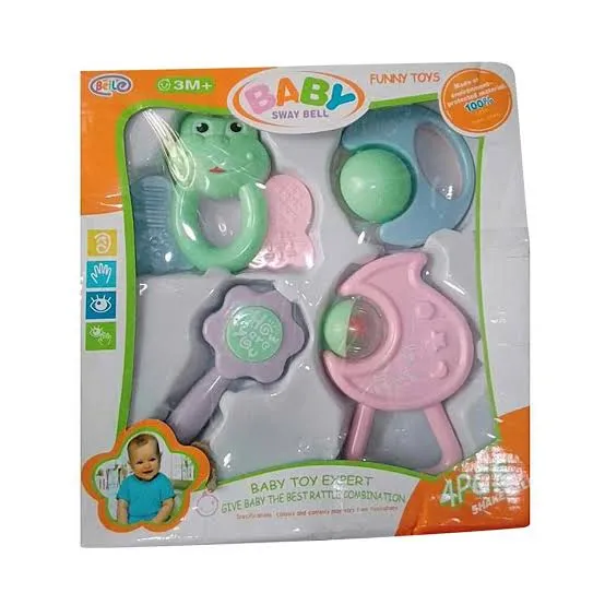 Baby Rattles Teether Toy Teeth Biting For Babies Rattle Toddler Teething Bed Bell For Newborn Babies image 2