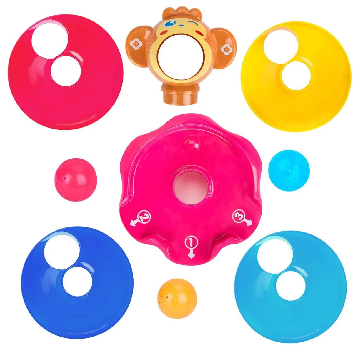 Hunager Roll And Wirl Ball Ramp Drop Toy
