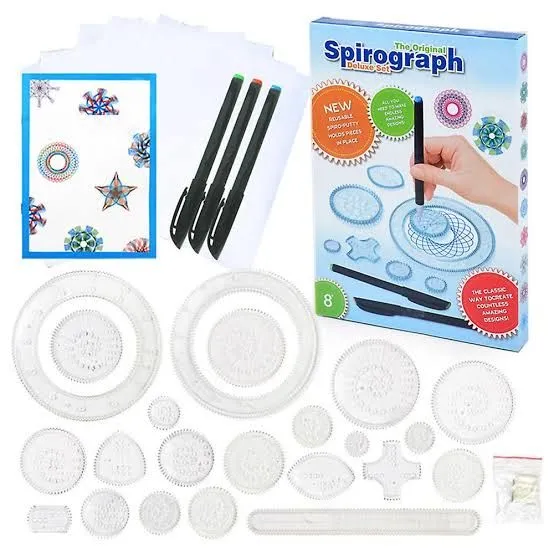 DIY Painting Multi-function Interesting Spirograph Children Drawing Ruler Can Improve Start Work Ability Educational Toys image 7