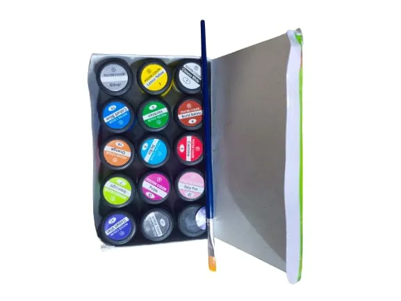 Pack Of 15 Orega Poster Color Colours Colors - 15 different shades bottles 15cc image 3