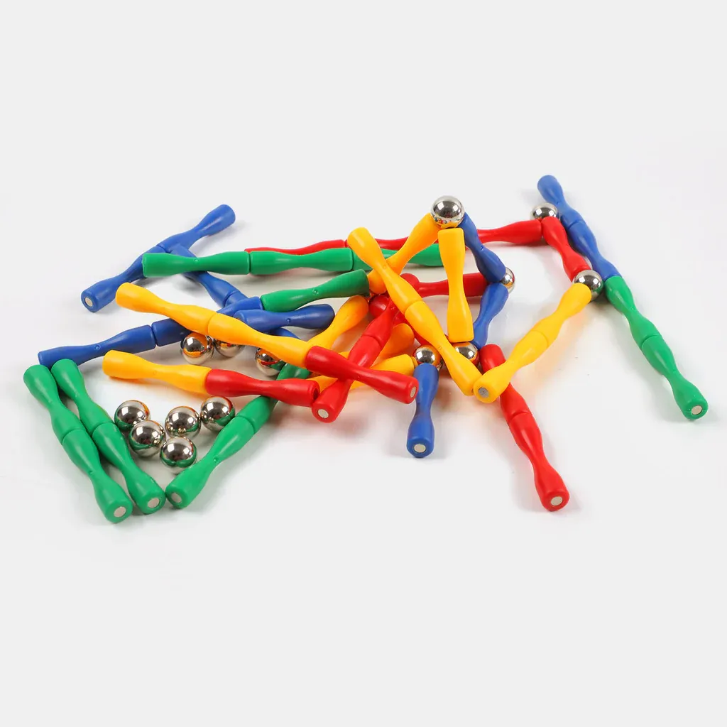 Magnetic Building Set - Educational and Stimulating Magnetic Toy for Both Kids and Adults, 3D Building Blocks & Tiles Puzzle 63 Pcs & 124 Pcs image 7