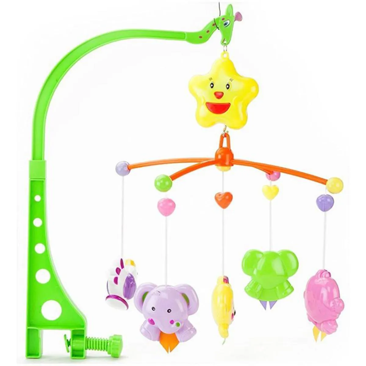 Baby Musical Crib Mobile With Hanging Rotating Toyss image 1