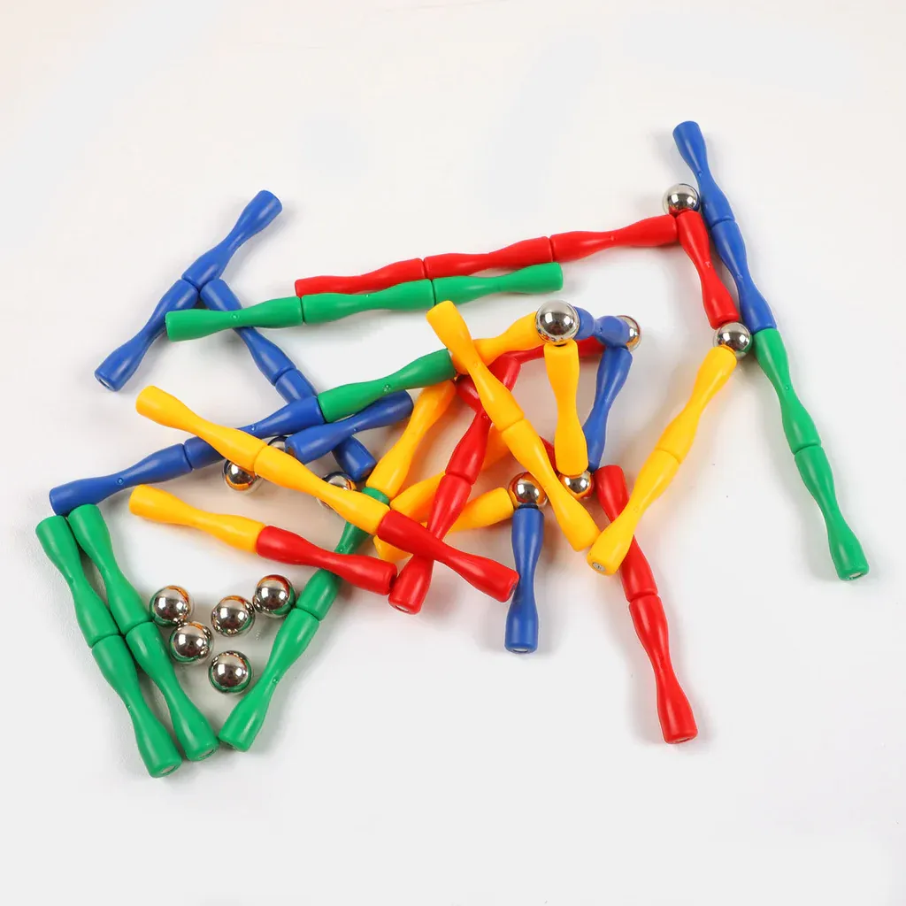 Magnetic Building Set - Educational and Stimulating Magnetic Toy for Both Kids and Adults, 3D Building Blocks & Tiles Puzzle 63 Pcs & 124 Pcs image 5