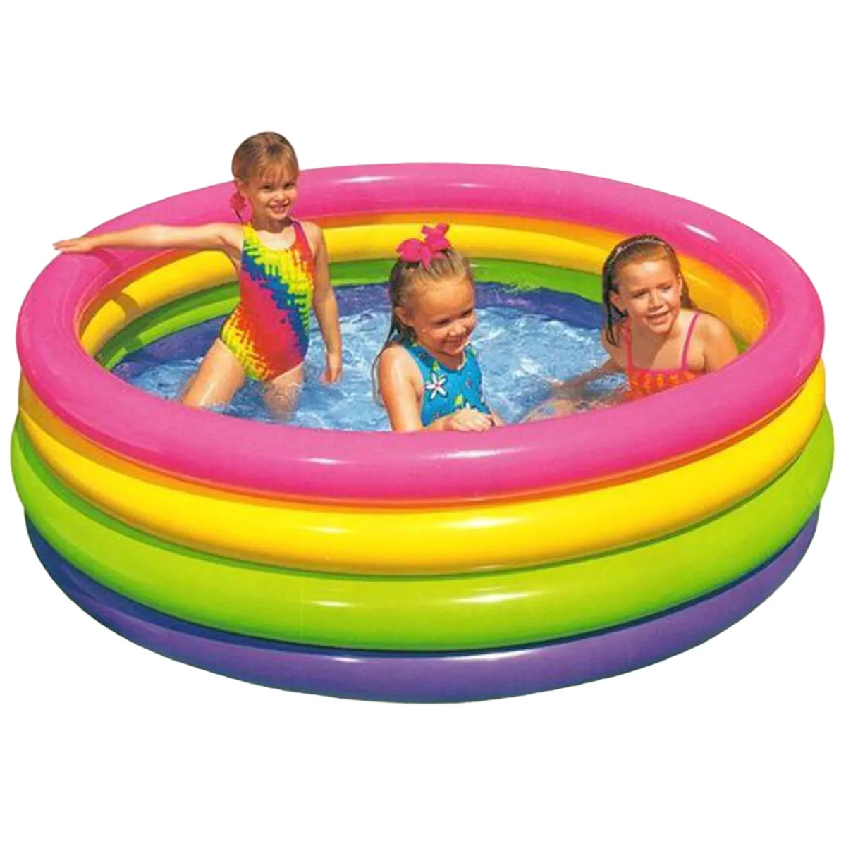 INTEX - Sunset Glow Baby Pool For Kids Inflatable Kids Bath Tub For Children - 4FT