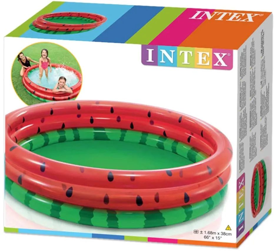 INTEX Watermelon Pool Round for Ages 2 and Up ( 66" x 15" ) image 4