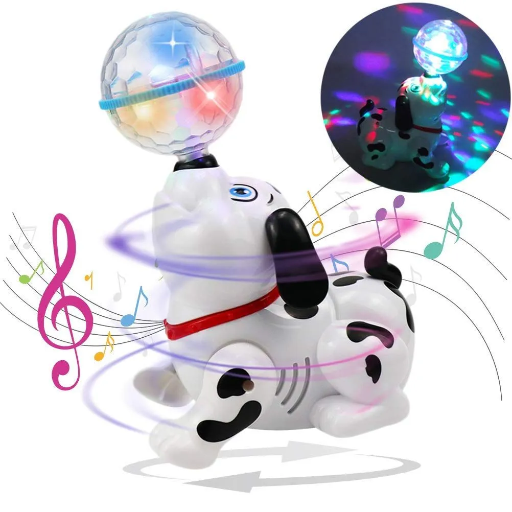 Dancing Dog With 360 Degree Rotating - White image 2