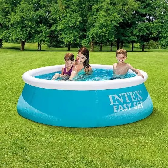 INTEX Easy Set Pool 6 Ft X 20" Inflatable Swimming Pool with Durable Liner And Quick Setup image 4