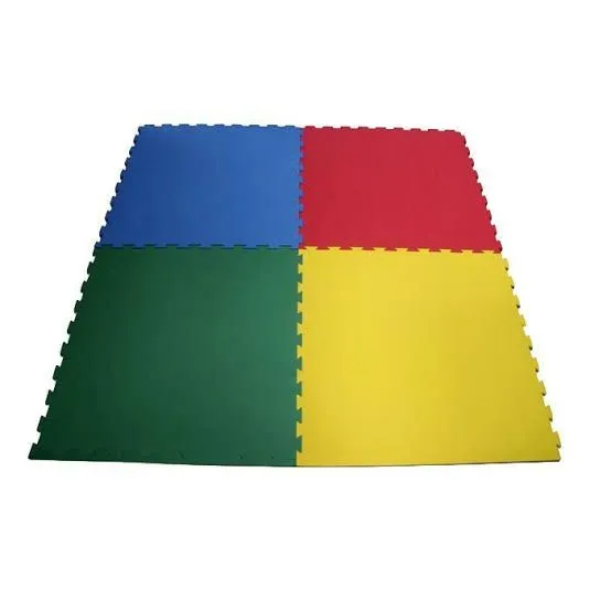 Foam Floor Mats - Interlocking EVA Foam Padding for Home Gym 2 x 2 Feet- Non-Toxic 4-Piece Play Mat Set for Toddlers, Babies, and Kids (Multicolor) image 5