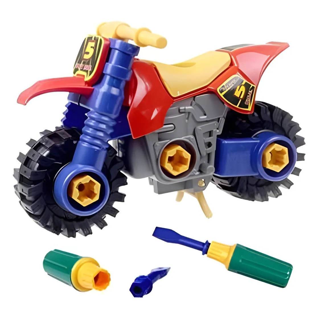 DIY Disassembly Assembly Motorcycle Motorbike Nuts Model Education Kids Toy,Perfect Child Intellectual Toy Gift Set