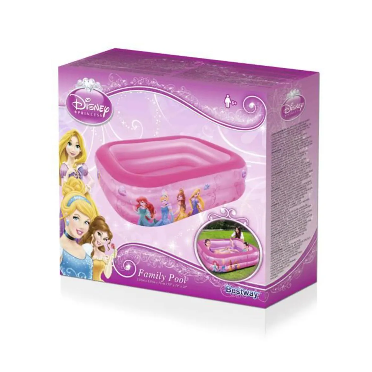 BESTWAY 91056 Princess Pool 79" x 59" x 20"