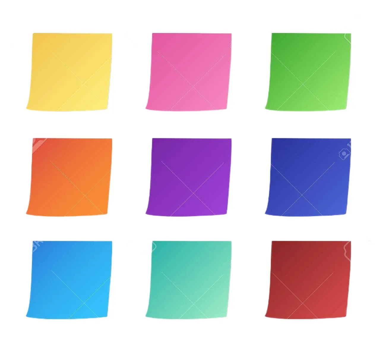 Sticky Notes Post it Pastel Sticky Note Clear Self-Sticky Annotation, 3x3 Inch 76*76 MM  Waterproof Translucent Color Memo Pad for Office & School (Assorted, Pack of 100 Random Colours) image 2