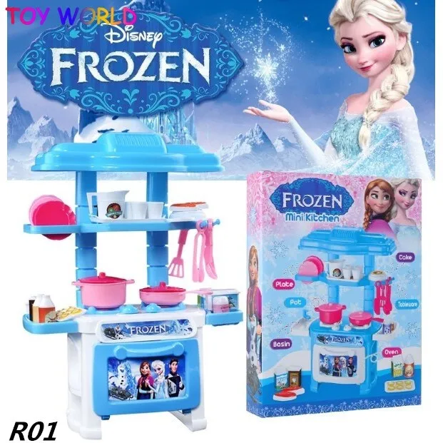 Hello Kitty/Disney Princess Themed Kids Play Kitchen Set - 32-Piece Pretend Cooking Toy with Utensils and Accessories for Ages 3+ image 5