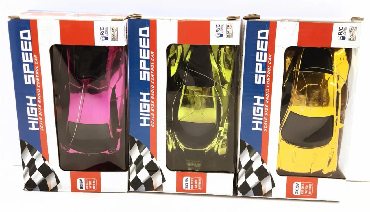 High Speed Scale Size Radio Control Car 2 Channel Metalic Color Speed Racing Car 6 INCH SIZE image 7