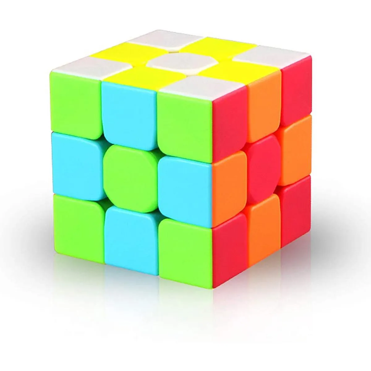 Stickerless 56mm Qiyi Warrior S Rubiks Cube 3x3 - Magic Speed Cube Puzzle Toys image 2