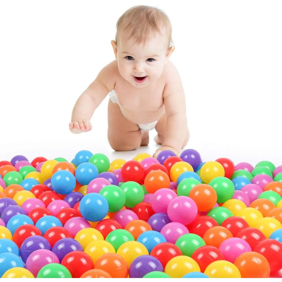 Soft Plastic Balls for Tent and Pool 25 pcs