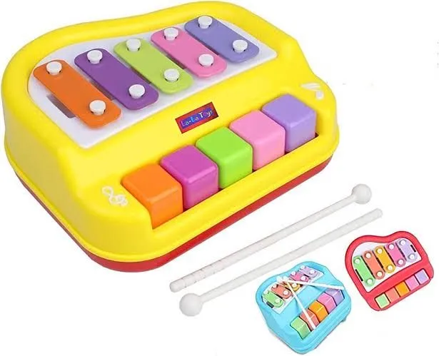 Xylophone + Piano Toys For Kids - 18 cm image 2