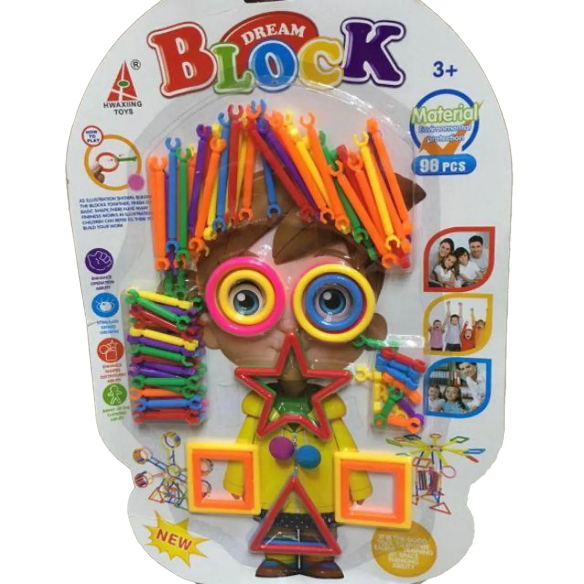 Sticks Blocks Educational Building Blocks Smart City DIY Stick Toys Different Shape Game for Kids Boys and Girls  (Pipe Puzzle Game)