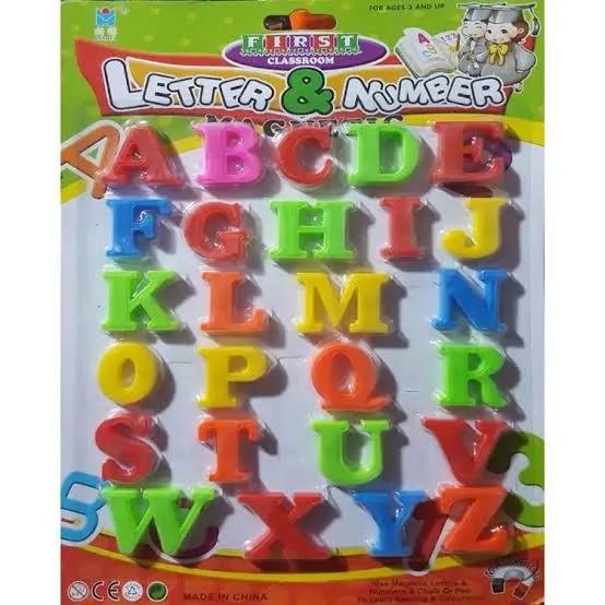 Magnetic English Capital Alphabets - 26 Pieces - Multicolour image 2