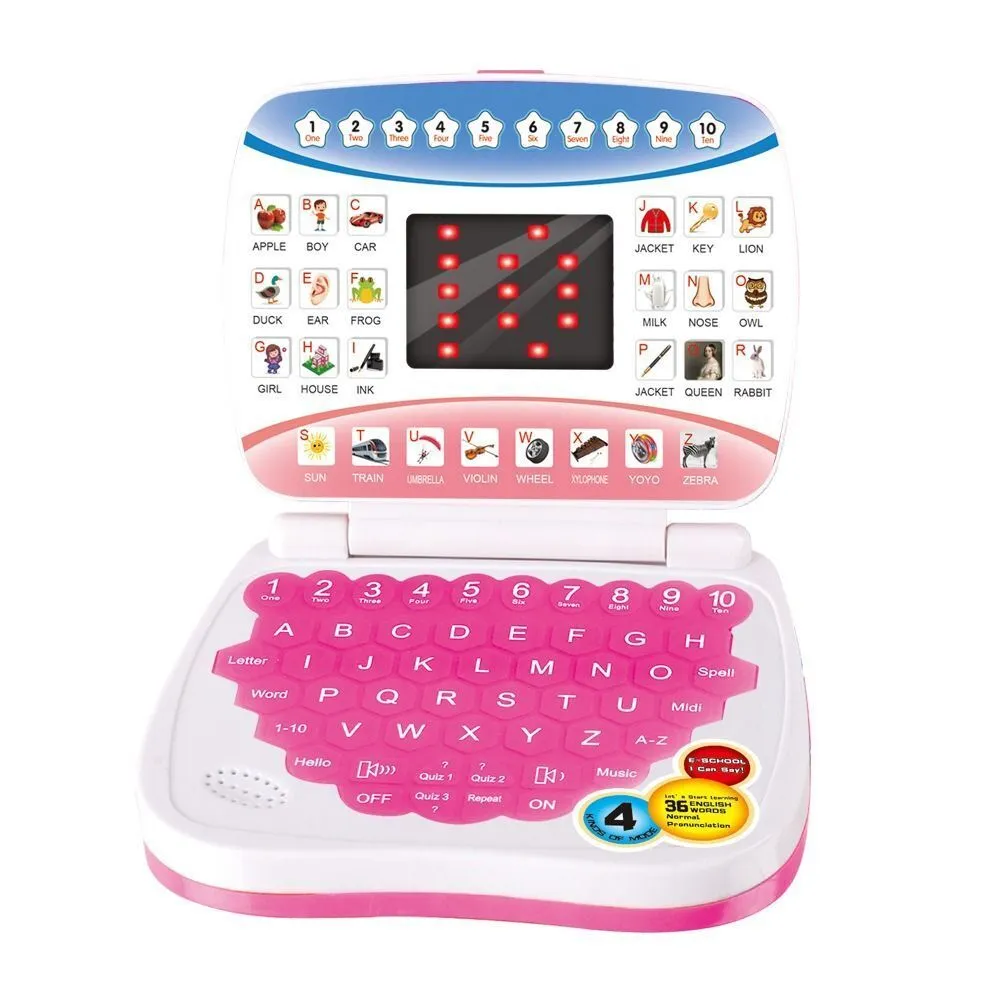 Learning Educational Tablet /Laptop/Notebook/Computer Toy for Kids ABC and 123 Learning ,Learning Laptop,Smart Kids Laptop,Compact Easy to Use Easy to Carry Learning (Multicolor)(Mini Laptop) image 5