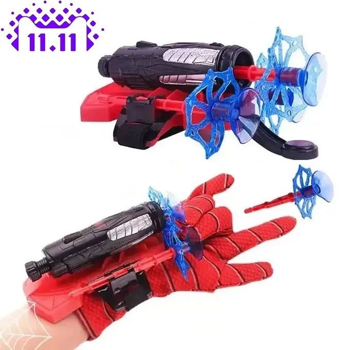 Spiderman Web Dart Shooter With or Without Gloves Launcher Kids Spider Shooter image 4
