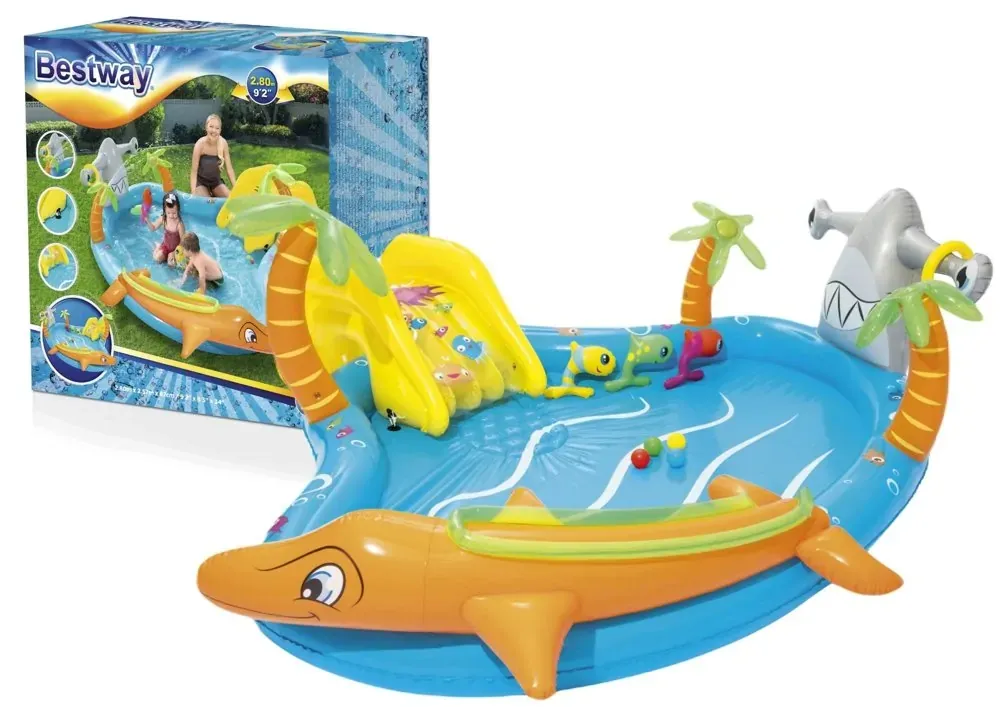 BESTWAY 53067 Sealife Play Centre 9'2" x 8'5" x 34" image 5