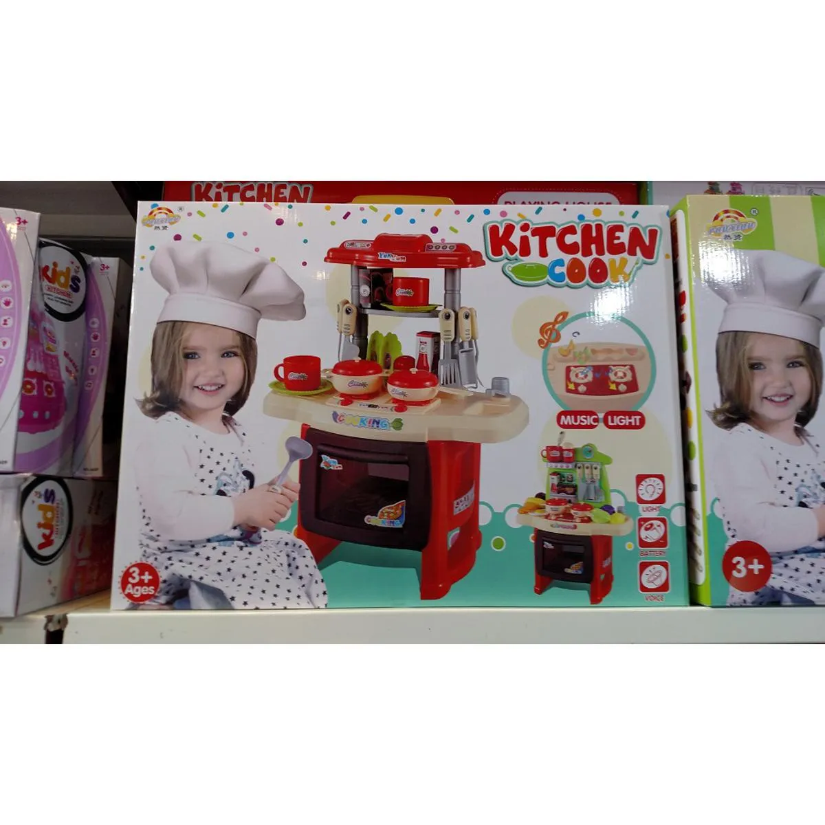 Kitchen Cook Set With Vegetables And Fruits With Water Function - 31 Pcs