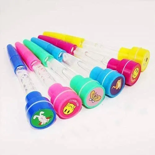 4-in-1 Multifunction Stamp Bubble Ball Pen For Kids Kids' Party Favor and Birthday Gift image 1