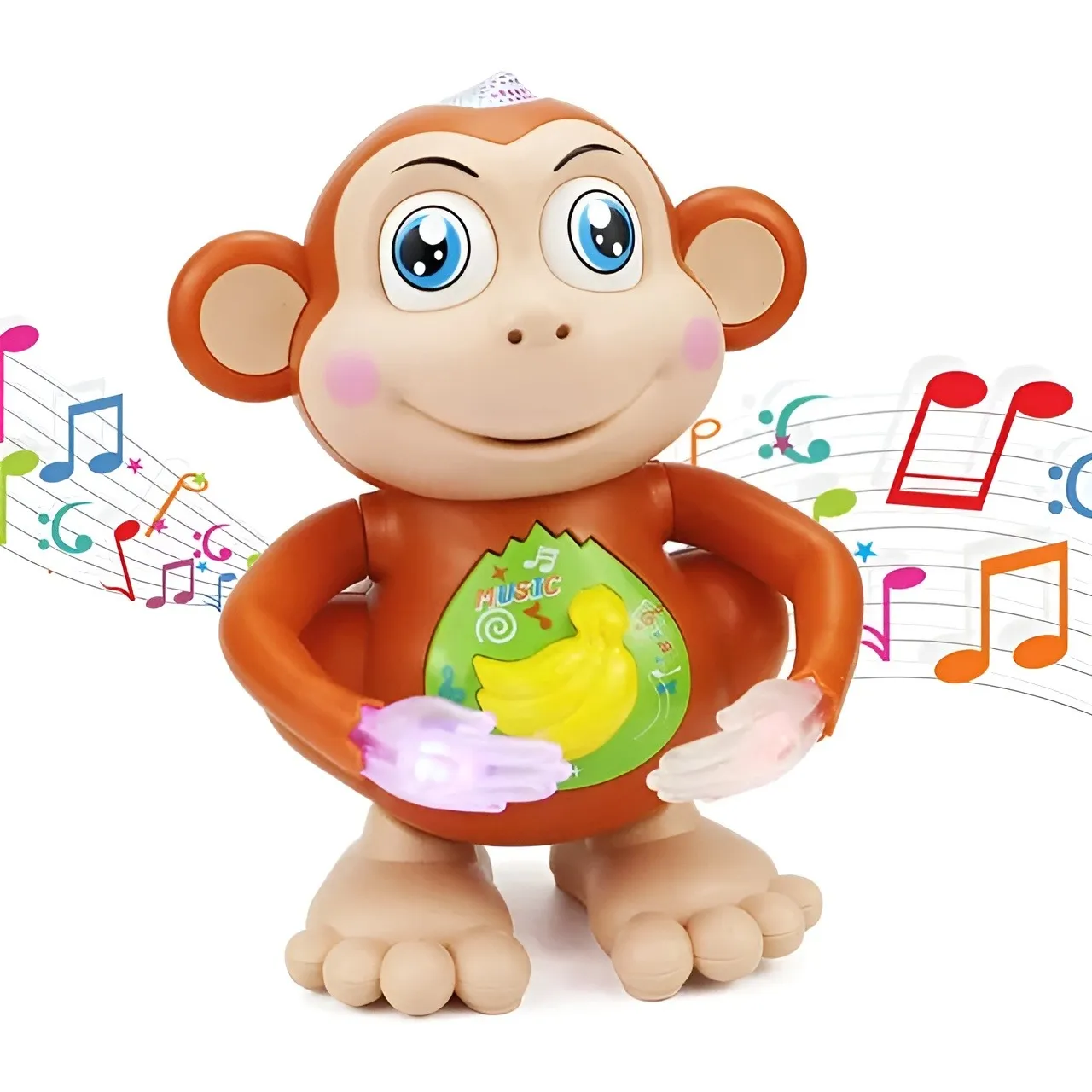 Creative Children Electric Dancing Monkey Singing Cartoon Toys Swing Walking Monkey Toy Kids Phone Musical Vocal Toys image 1