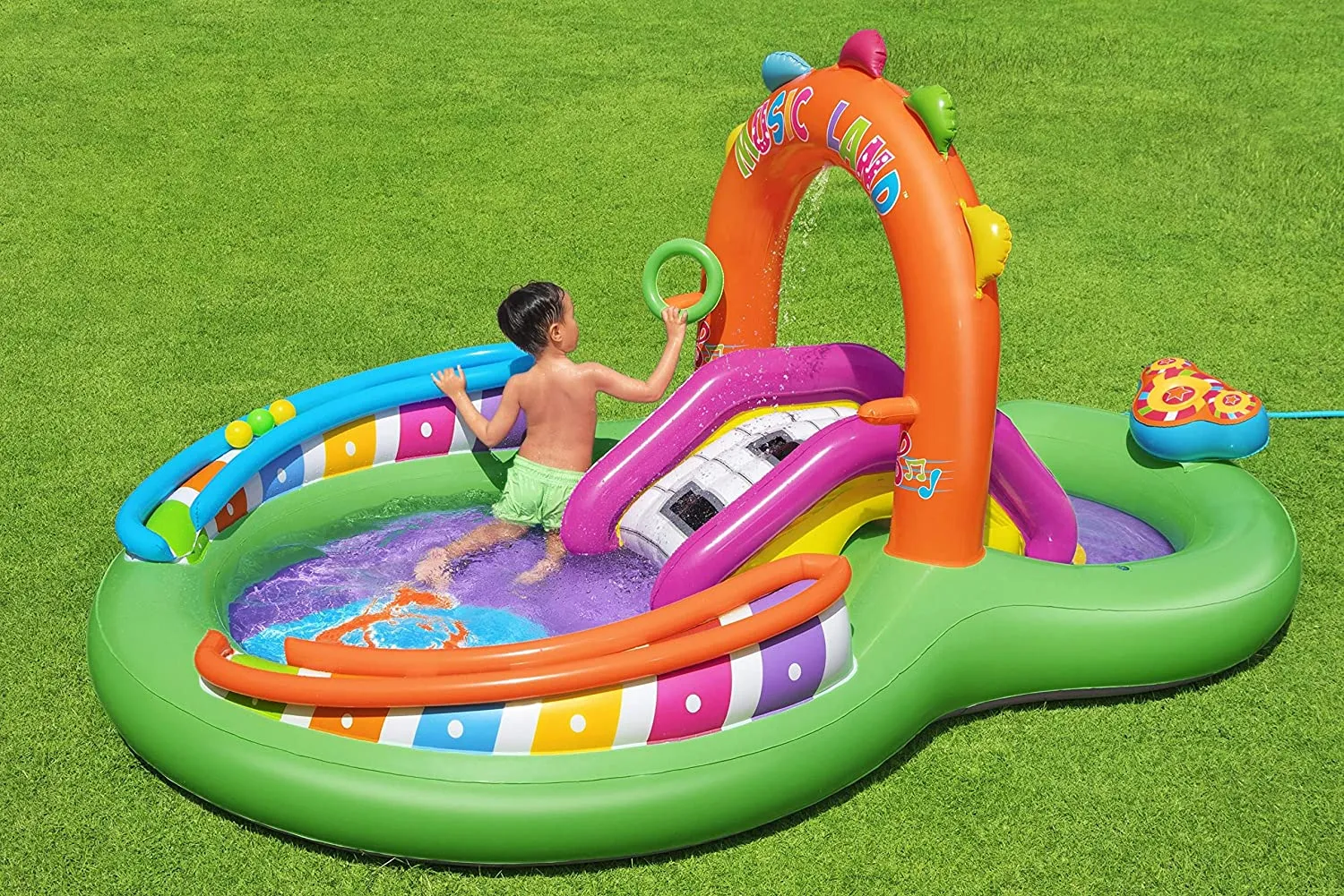 BESTWAY 53117 Sing Splash Play Centre 9'8" x 6'3" x 54" image 2