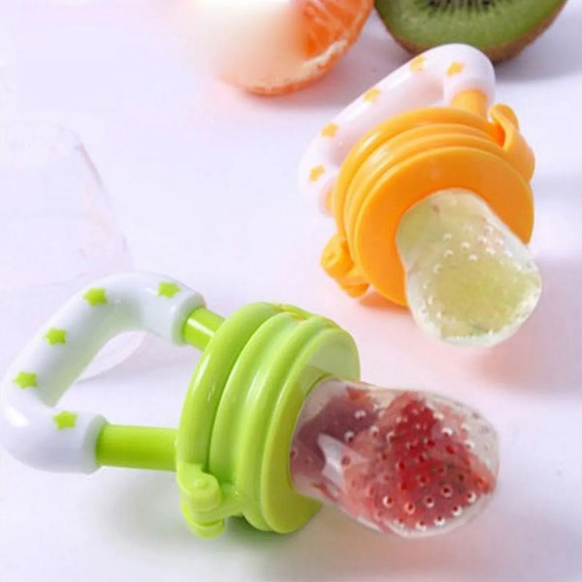 Pacifier/Fresh Fruit Food Baby , Feeding Safe Fruit Feeder , Feeding for Infant Supplies Teat Pacifier Bottles/Soother/ Fruit Teether/ Chosni /fruit chosni For Newborn Baby image 6
