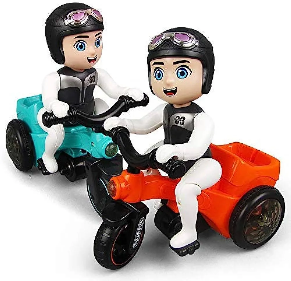 Boy Tricycle Dump Truck Music Lights Children's Toys Model Toys Kid Gift image 2