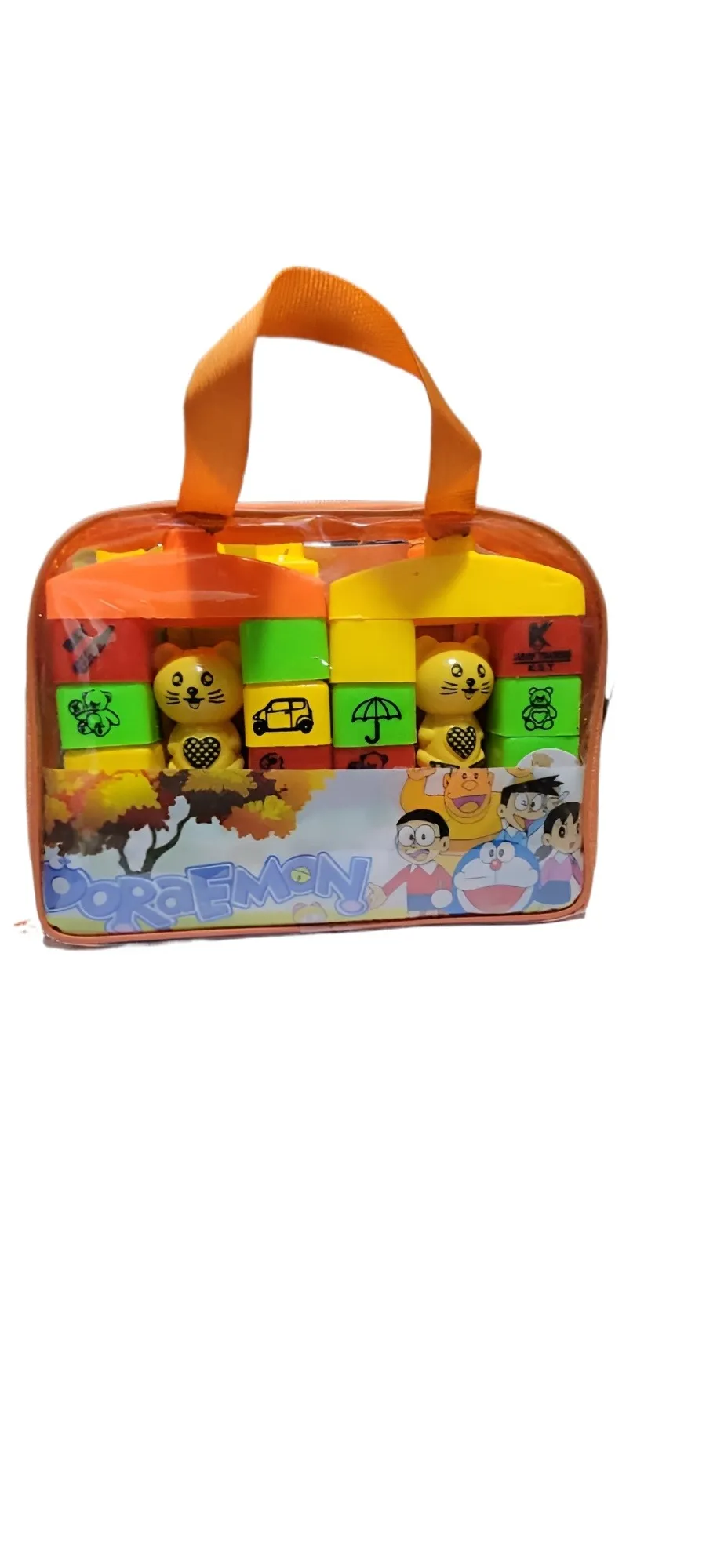 Building Blocks for Kids – 32 Pcs, House Building Blocks Block Game for Kids Multicolor Cartoon Blocks For Leaning Creative And Learning Building Blocks Toy image 7