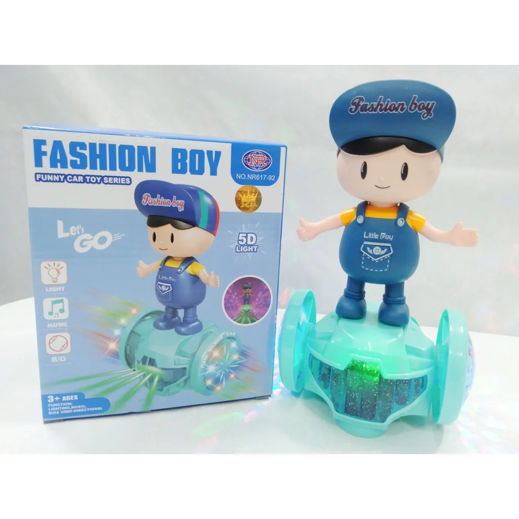 Zest 4 Toyz Musical Toy for Kids 360 Degree Rotating Dancing Boy Doll Toy with 5d Light & Sound Bump & Go Action Toy for 1 Year Old Kids Boys Girls( image 5