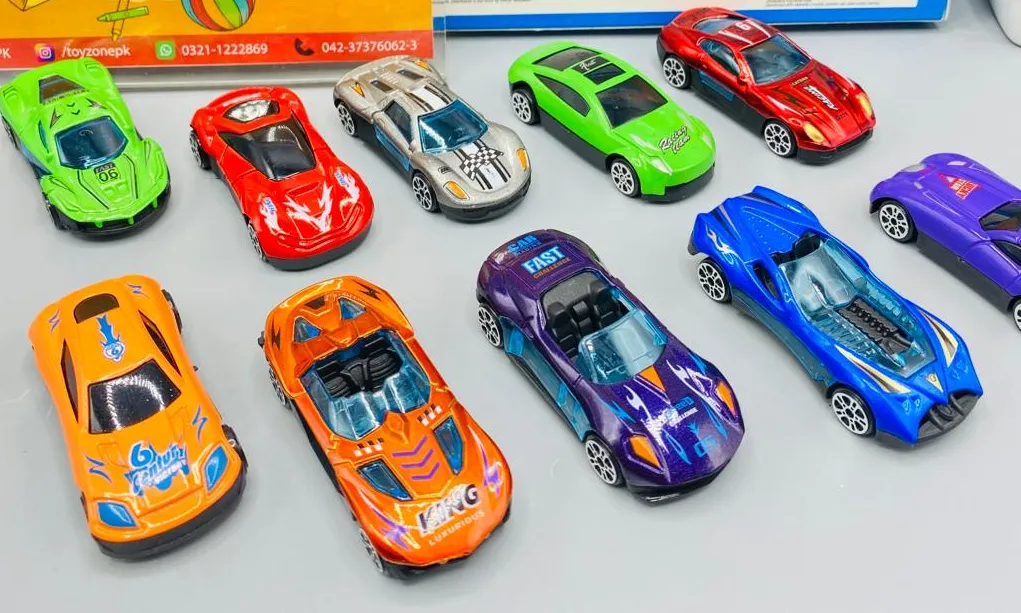 Pack Of 10 Metal Cars Pack Alloy Box Die Cast Metal Car Set Toys For Kids Children and Boys image 3