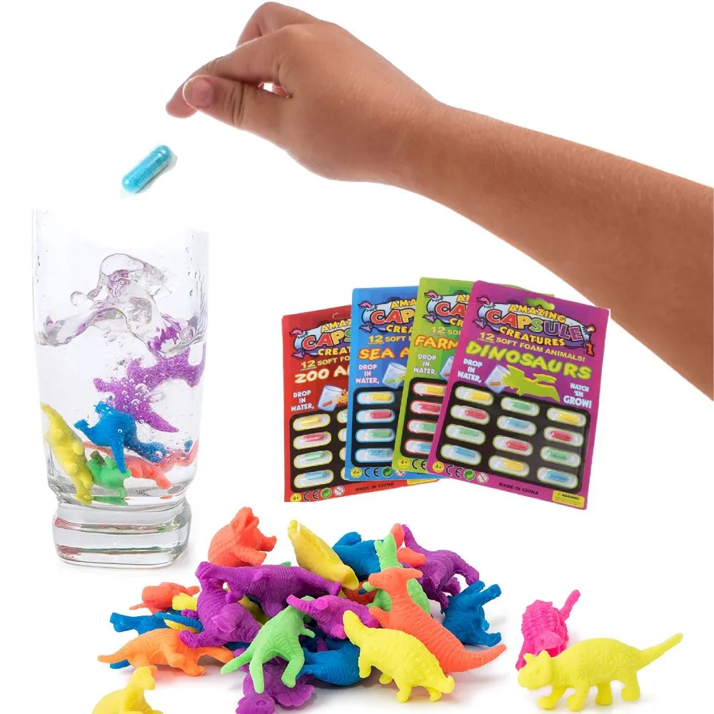 Art Creativity Magic Growing Farm Animal ,  Expanding Animal Each, Grow in Water, Cute Color and Design Variety, Kids’ Birthday Party Favors, Contest Prize or Gift Idea image 2