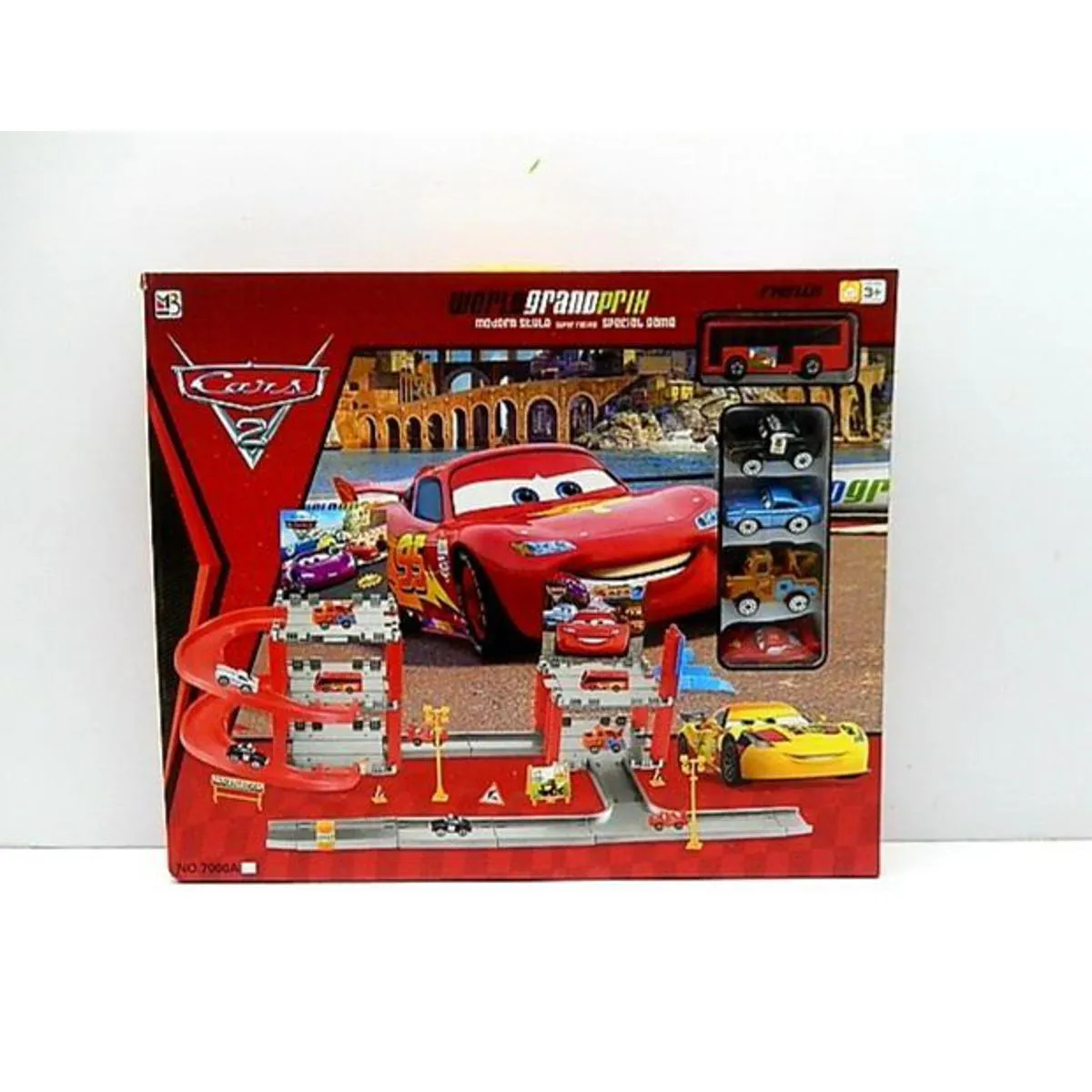 Super Race 3 Track Set Toy For Kids - 29 Pieces