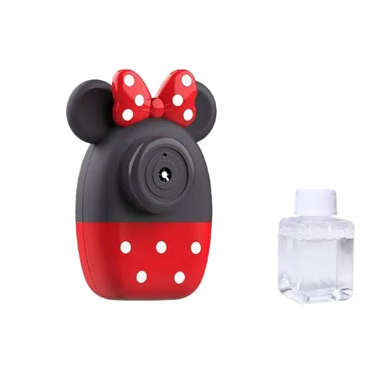 Disney Mickey Minnie Machine Automatic Bubble Machine Soap Bubble Blower Electric Summer Outdoor Soap Blow Bubbles Toys image 1