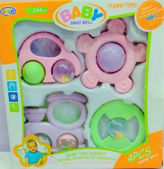 Baby Rattles Teether Toy Teeth Biting For Babies Rattle Toddler Teething Bed Bell For Newborn Babies image 4