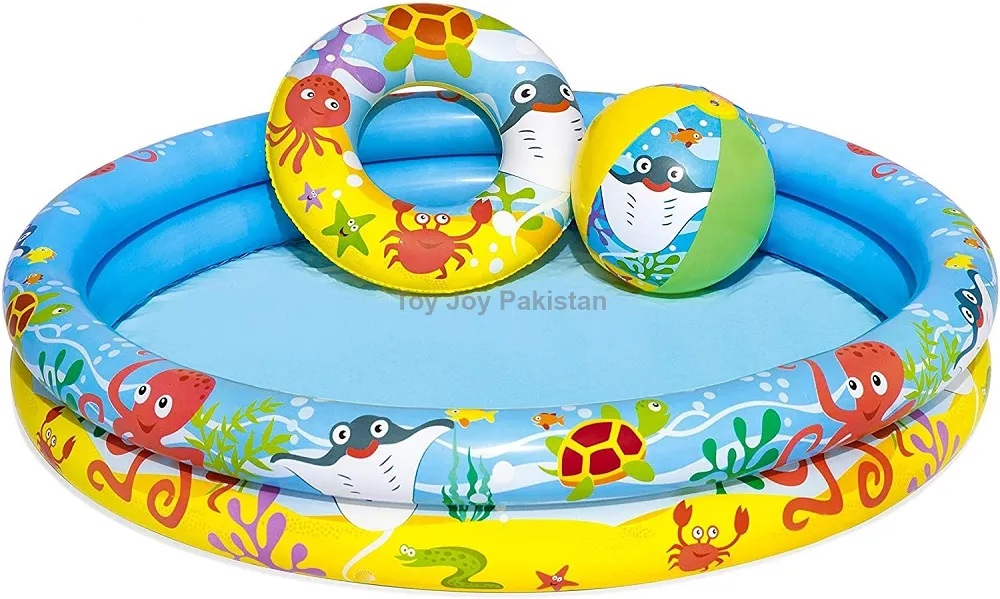 Bestway Pool 48"x8" Baby Play Pool Set With Swim Ring & Ball image 3