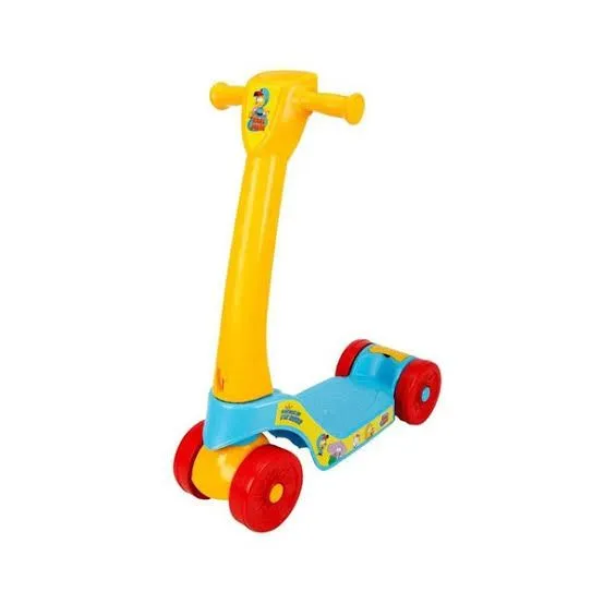 The Evergreen Hot Wheels Scooter Foldable 4 Wheel Children For Kids The ultimate ride for kiddos aged 3-7, built for endless outdoor adventures. 💨 Durable, colorful, and ready for action - choose from red, blue, pink, and green! 🚀 Let the fun begin! image 3