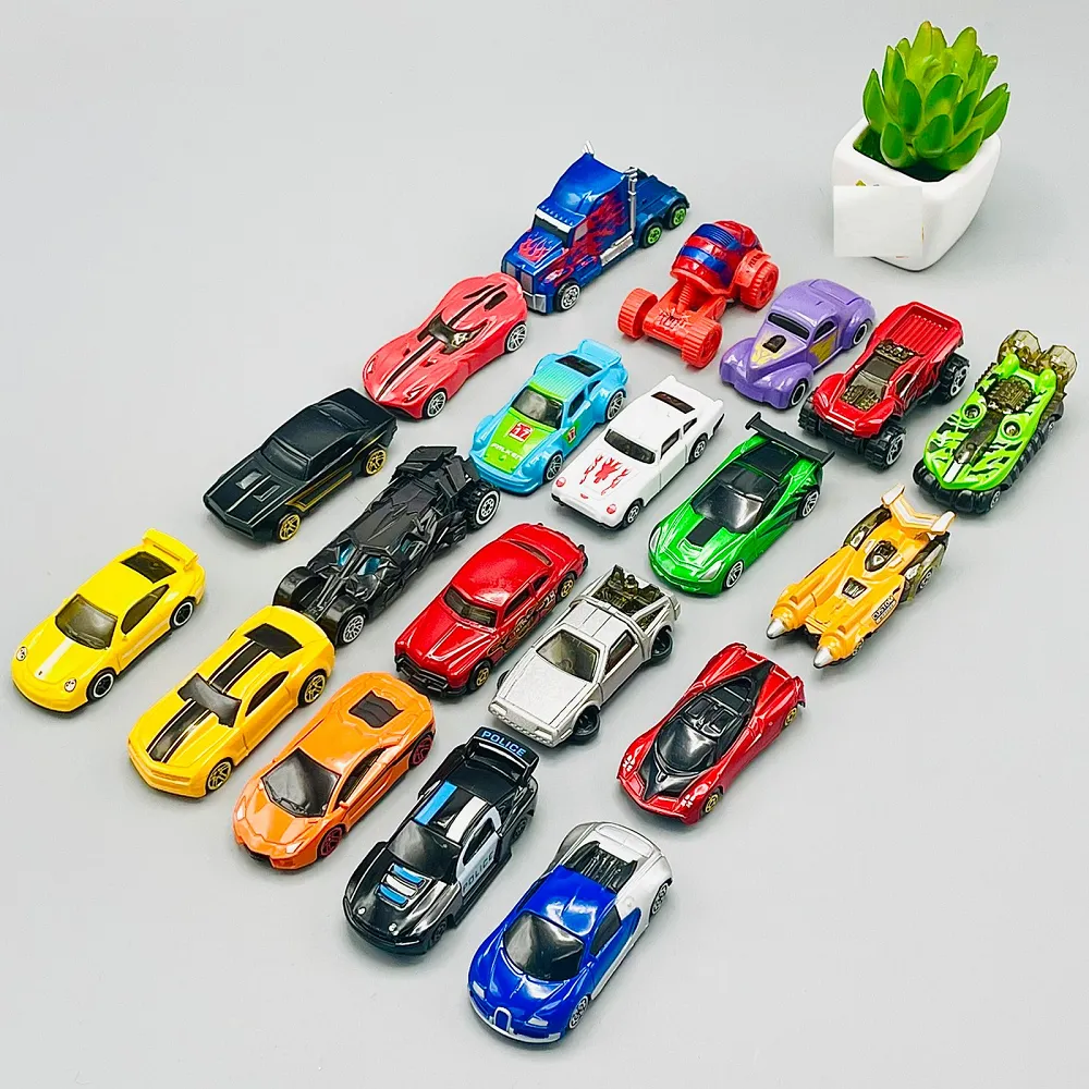 Pack Of 20 Metal Cars Pack Alloy Box Die Cast Metal Car Set Toys For Kids Children and Boys image 2