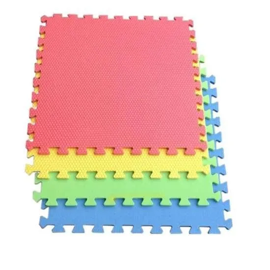 Foam Floor Mats - Interlocking EVA Foam Padding for Home Gym 2 x 2 Feet- Non-Toxic 4-Piece Play Mat Set for Toddlers, Babies, and Kids (Multicolor) image 4