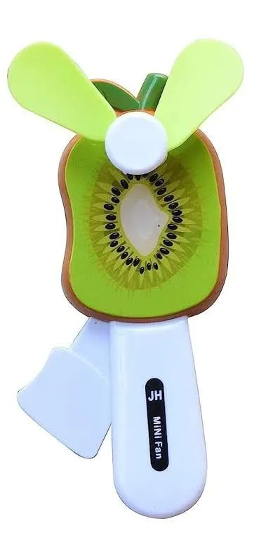 Interesting Palm Pressure Mini Fan Fruit Shape Cute Squeeze Toys / Cool Summer Fan/ Fan Without Battery (Multi Color)  image 2