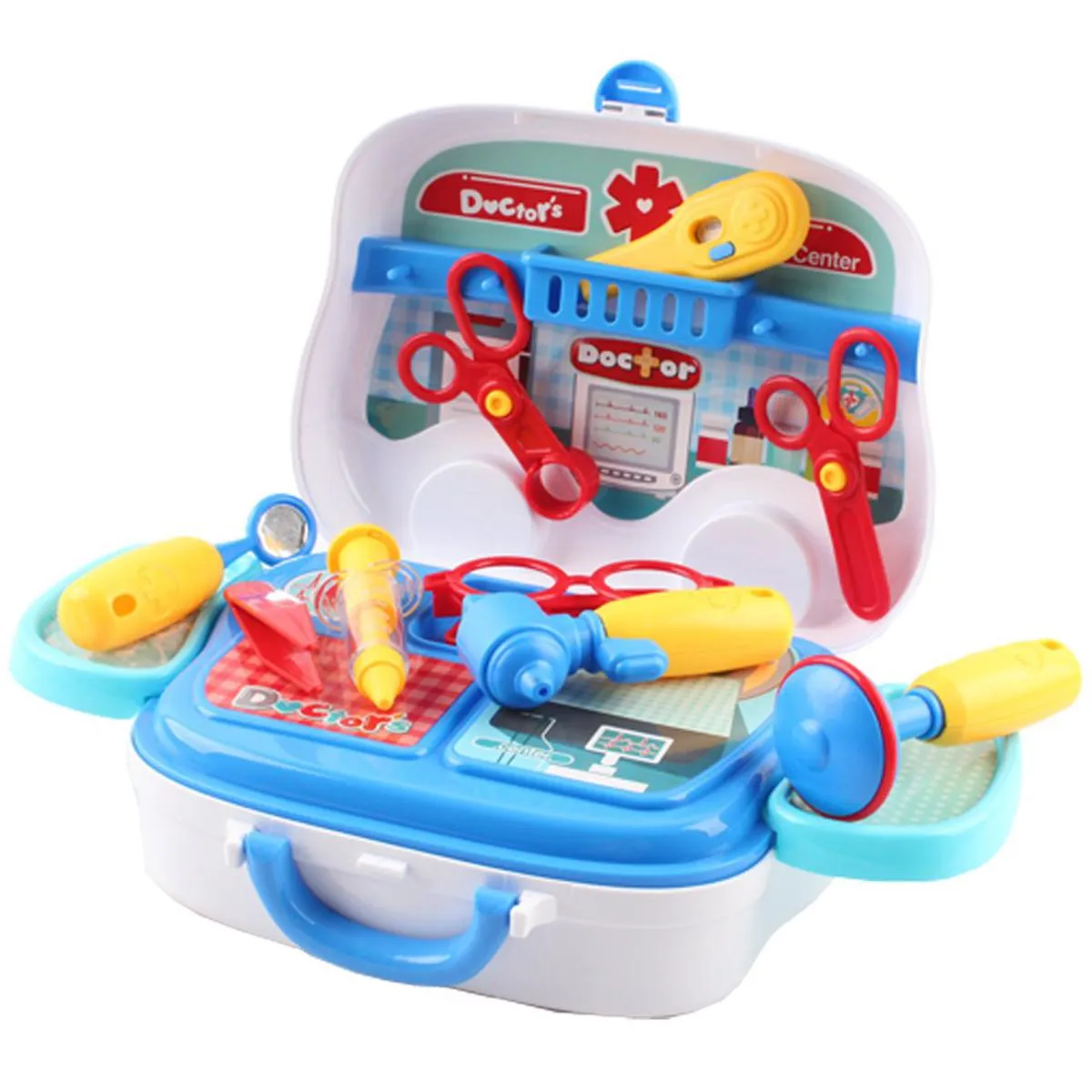 Kids Doctor Set with Briefcase Role Play Medical Kit Toy for Children