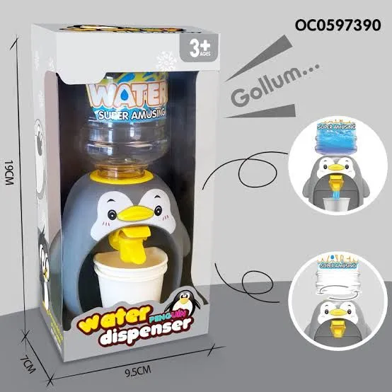 Children's Simulation Penguin Water Dispenser Toy Mini Plastic Durable Cartoon Pattern Easy To Clean image 3