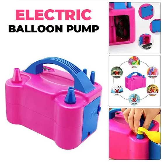 2024 High Performance Balloon Machine Electric Balloon Pump High Power Portable 220v Inflator Portable Electric Balloon Air Pump image 2