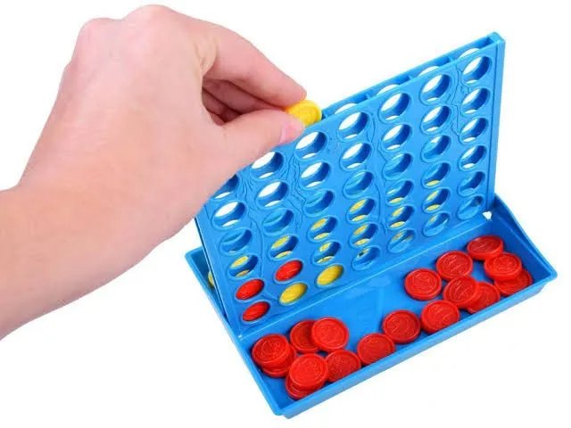 Connect for Kids Connect Game, Portable 4-Line 4 Game Family Lineup Connect Board Game image 5