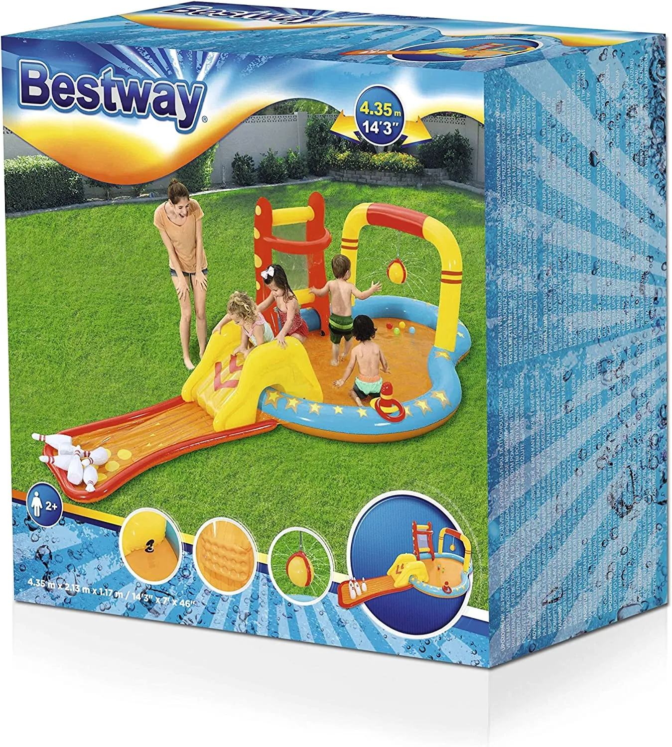 BESTWAY 53068 Champ Play Centre 14'3" x 7' x 46" image 5