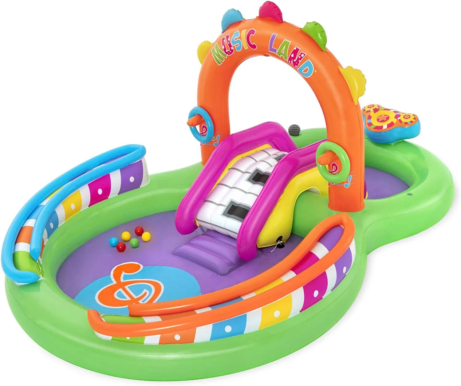 BESTWAY 53117 Sing Splash Play Centre 9'8" x 6'3" x 54" image 3