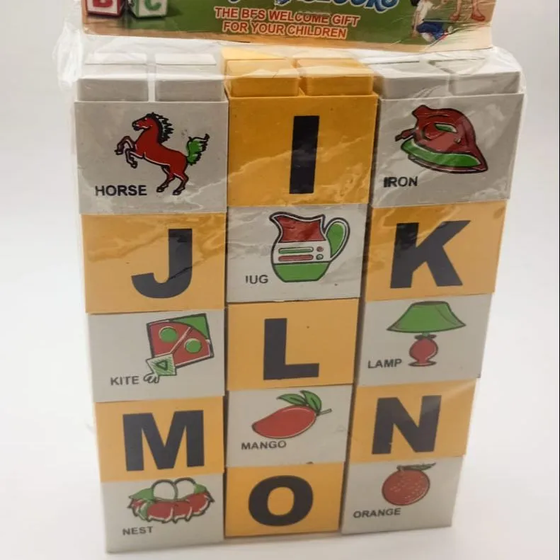 Educational Blocks Set For Kids - Nursery Alphabets & Number Blocks For Kids Education image 2